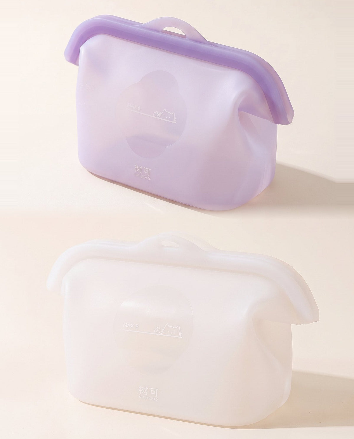Set of 2: a Periwinkle bag and a Cloud bag